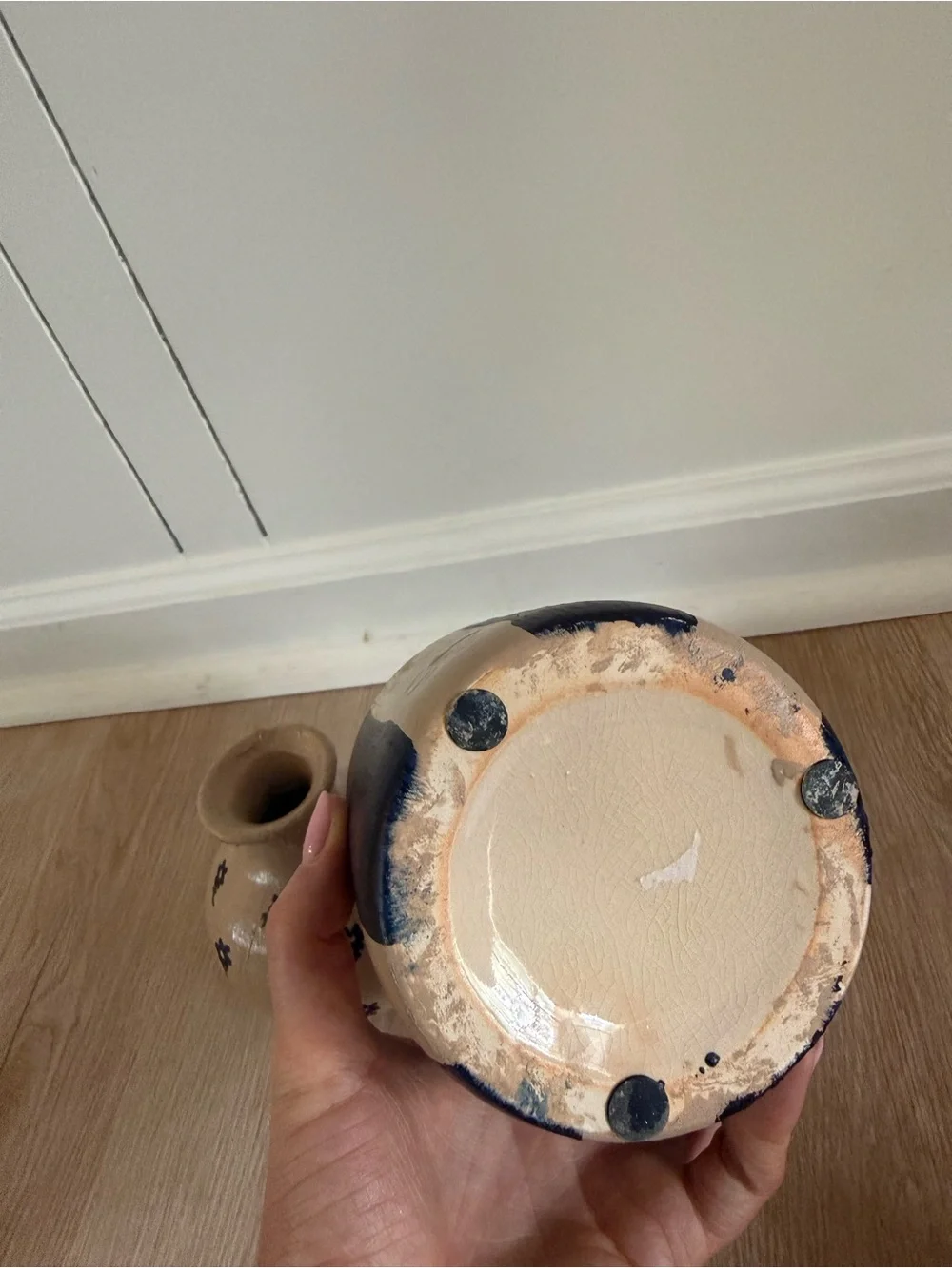 Bundle of Two Painted Vases